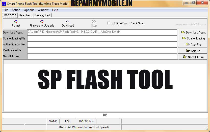 sp flash tool failed to open com